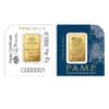 1 Gram Gold Bar - PAMP Suisse Lady Fortuna .9999 Fine (in Assay from Multigram+25)