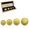 1989 1.85 oz Proof Canadian Gold Maple Leaf 10th Ann. 4-Coin Set