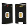 1 Gram Argor Heraeus Kinebar Gold Bar .9999 Fine (in Assay)