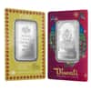 1 oz PAMP Suisse Diwali Lakshmi & Peacocks Silver Bar .999 Fine (in Assay)