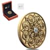 2023 Canada 1 oz Proof Gold De Beers Ideal Heart Diamond Coin
