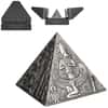 2023 Djibouti 1 kilo Silver Ancient Pyramid 3D Shaped Coin