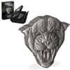2023 Niue 2 oz Fierce Nature Leopard Shaped Silver Coin