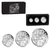 2024 3.5 oz Proof Silver Lunar Dragon 3-Coin Set Perth Mint