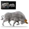 2024 Chad 1 oz Silver Multifaceted Bull Shaped Coin .999 Fine