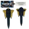 2024 Chad 2 oz Silver Fighter Jet Black & Gold Shaped Coin .999 Fine