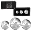 2025 3.5 oz Proof Silver Lunar Snake 3-Coin Set Australian Perth Mint