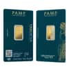5 Gram Gold Bar PAMP Suisse Lady Fortuna 45th Ann (in Assay)