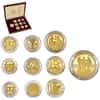 First Czechoslovakia Republic Gold/Silver Bimetallic 10-Coin Set
