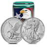 Eagle Sealed Tube of 20 - 2024 1 oz Silver American Eagle $1 Coin BU (Roll of 20)