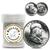 $10 Face Value 1963 Franklin Half Dollars 90% Silver 20-Coin (BU)