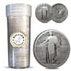 $10 Face Value Standing Liberty Quarters No Dates 90% Silver 40-Coin Roll (Circulated)
