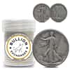 $10 Face Value 90% Silver Walking Liberty Half Dollars 20-Coin Roll (Circulated)