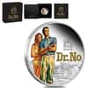 2022 1 oz Tuvalu James Bond Dr. No Proof Colorized Silver Coin .9999 Fine (w/Box & COA)