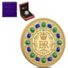2022 Canada 2 oz The Imperial State Crown Gold Coin - Diamonds, Emeralds, Sapphires .9999 Fine (w/Box & COA)