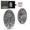 2024 Chad 2 oz Silver Aztec Warrior Queen High Relief Coin .999 Fine