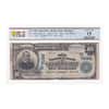 1902 $10 Plain Back Battle Creek Michigan Currency Note PCGS F 15 Details (Edge Splits and Tears)
