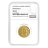 AH1343//14 India Ashraf Hyderabad Gold Coin NGC MS 62