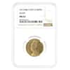 AH1348//1929 Egypt 100 Piastres Fuad Gold Coin NGC MS 63