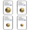 2016-W 1.85 oz Proof Gold American Eagle 4-Coin Set NGC PF 70 (ER, w/Box & COA)