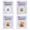 2016 1.85 oz Gold American Eagle 4-coin Set PCGS MS 69 First Strike