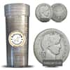 $10 Face Value Barber Quarters 90% Silver 40-Coin Roll (Circulated)
