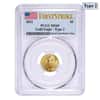 2021 1/10 oz Gold American Eagle Type 2 PCGS MS 69 First Strike