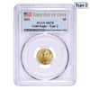 2021 1/10 oz Gold American Eagle Type 2 PCGS MS 70 FDOI