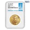 2021 1 oz Gold American Eagle Type 2 NGC MS 70 FDOI