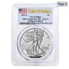 2021-S 1 oz Rev Proof Silver American Eagle Type 2 PCGS PF 69 FS Designer Edition