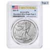 2021-W 1 oz Burnished Silver American Eagle Type 2 PCGS SP 70 FS