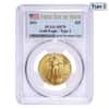 2021 1/2 oz Gold American Eagle Type 2 PCGS MS 70 FDOI