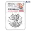 2021-S 1 oz Proof Silver American Eagle Type 2 NGC PF 70 ER (SF Label)