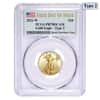 2021-W 1/4 oz $10 Proof Gold American Eagle Type 2 PCGS PF 70 FDOI DCAM