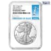 2021-S 1 oz Proof Silver American Eagle Type 2 NGC PF 70 FDOI