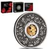 2023 Tuvalu 1 oz Antiqued Silver Lunar Year of The Rabbit Rotating Charm (w/Box & COA)