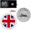 2021 Chad 6 gram World Landmarks - Great Britain Bottle Cap Proof Silver Coin .999 Fine (w/Box)