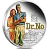 2022 1 oz Tuvalu James Bond Dr. No Proof Colorized Silver Coin .9999 Fine (w/Box & COA)