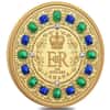 2022 Canada 2 oz The Imperial State Crown Gold Coin - Diamonds, Emeralds, Sapphires .9999 Fine (w/Box & COA)