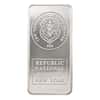 10 oz Johnson Matthey JM Republic National Bank Silver Vintage Bar .999 Fine