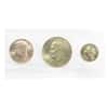 1976-S Bicentennial Silver Unc. 3-Coin Set (Red Envelope, w/COA)