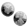 2012 S 1 oz Proof Silver American Eagle 2-Coin Set (w/Box & COA)