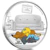 2019 1 oz Tuvalu Proof Maggie Simpson Silver Coin .9999 Fine Silver (Colorized)