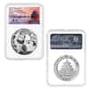 2021 China 30 gram Silver Panda 3-Coin Set NGC MS 70 FR