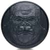 2023 Chad 2 oz Silver Black Gorilla Coin Serial #5 High Relief (w/Box)