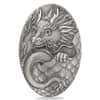 2024 5 oz Silver Dragon Egg 3D Shaped Coin Djibouti .999 Fine (w/Box & COA)