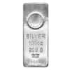 100 oz Emirates Gold Silver Cast Bar Serial #5 .999 Fine
