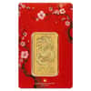1 oz Perth Mint Lunar Year of the Dragon Gold Bar .9999 Fine (in Assay)