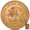 1920/10 Mexico 20 Pesos Gold Coin AU