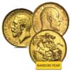 British Gold Sovereign Coin (Scruffy, Cleaned, Damaged)